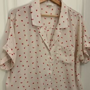 Abound Watermelon-Print Button Down Shirt
